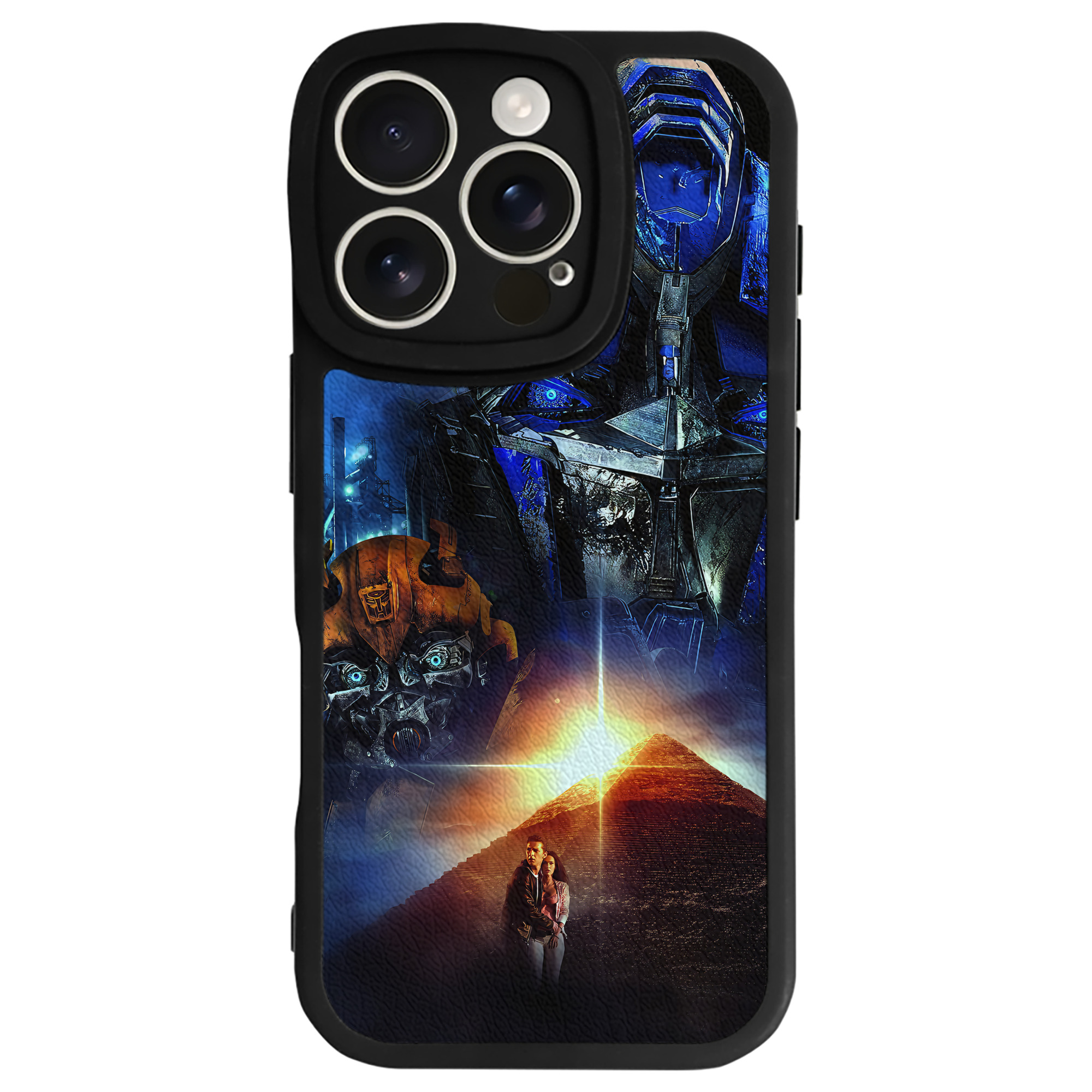 （画像用） Transformers トランスフォーマー 【iPhone 16シリーズ対応】シリコンスマホケース（レザー調） 材質：シリコン